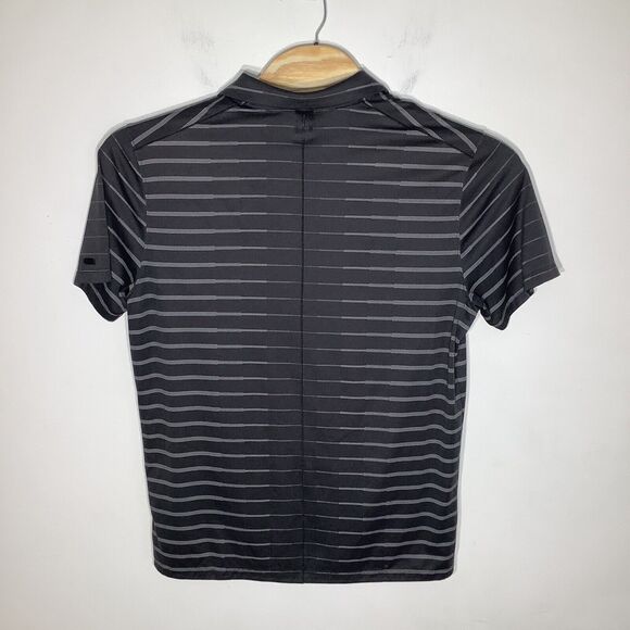 NIke Tiger Woods Mens Short Sleeve Dri Fit Golf Polo Black Size Large - Picture 3 of 7